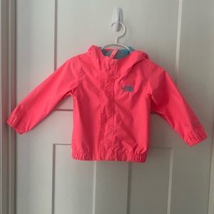 The North Face Toddler Rain Jacket Neon Pink 12-18 Months